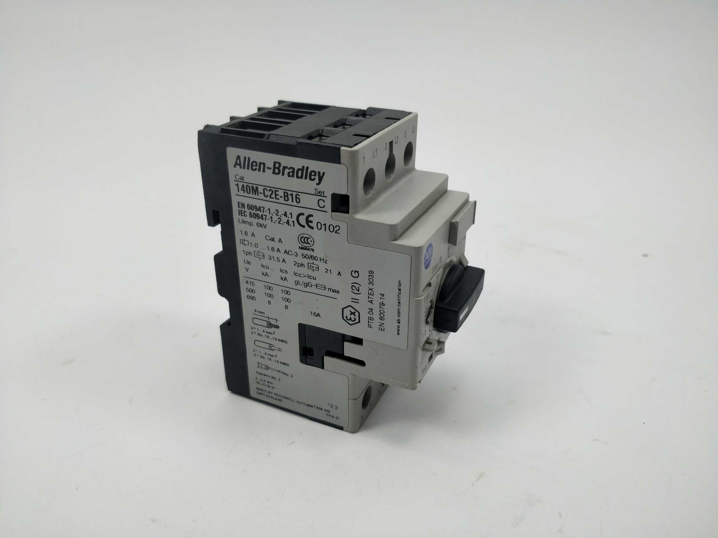 ab-140m-c2e-b16-motor-protection-circuit-breaker-ser-c-1-1-6-a_1.jpg AB 140M-C2E-B16 Motor Protection Circuit Breaker, Ser. C. 1-1.6 A