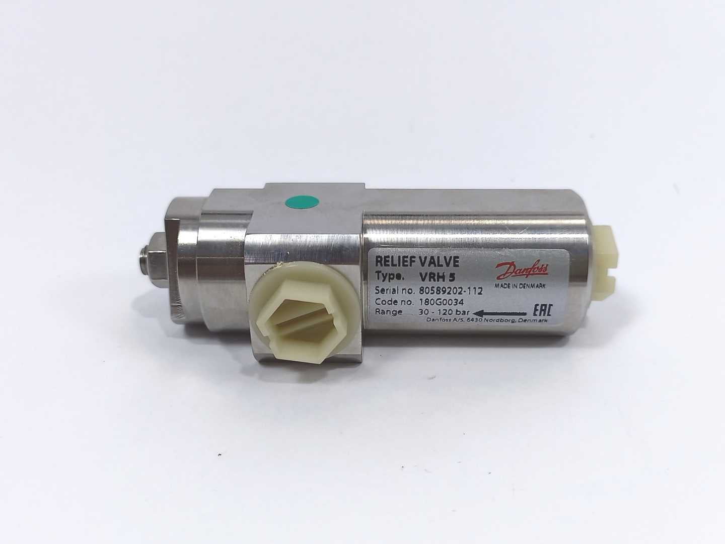 danfoss-180g0034-relief-valve-vrh-5-ca-30-120-bar_2.jpg Danfoss 180G0034 Relief Valve VRH 5 CA 30-120 bar
