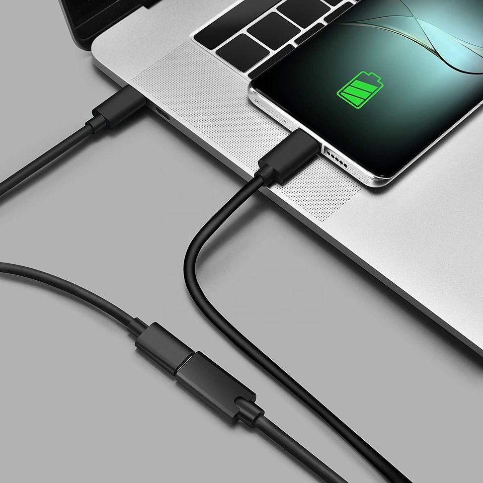 NÖRDIC 3m USB2.0 USB-C ha til C ho forlængerkabel 2,4A 480Mbps 12W Online salg