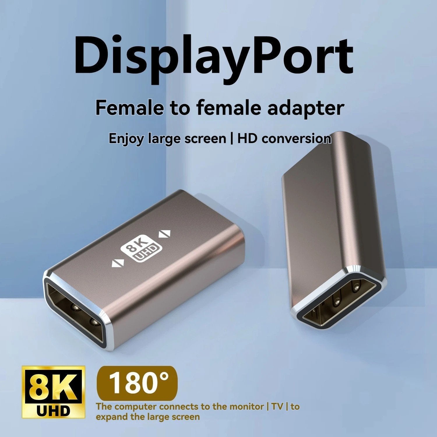 NÖRDIC Displayport-adapter hun til hun 8K60Hz 4K144/120/60Hz