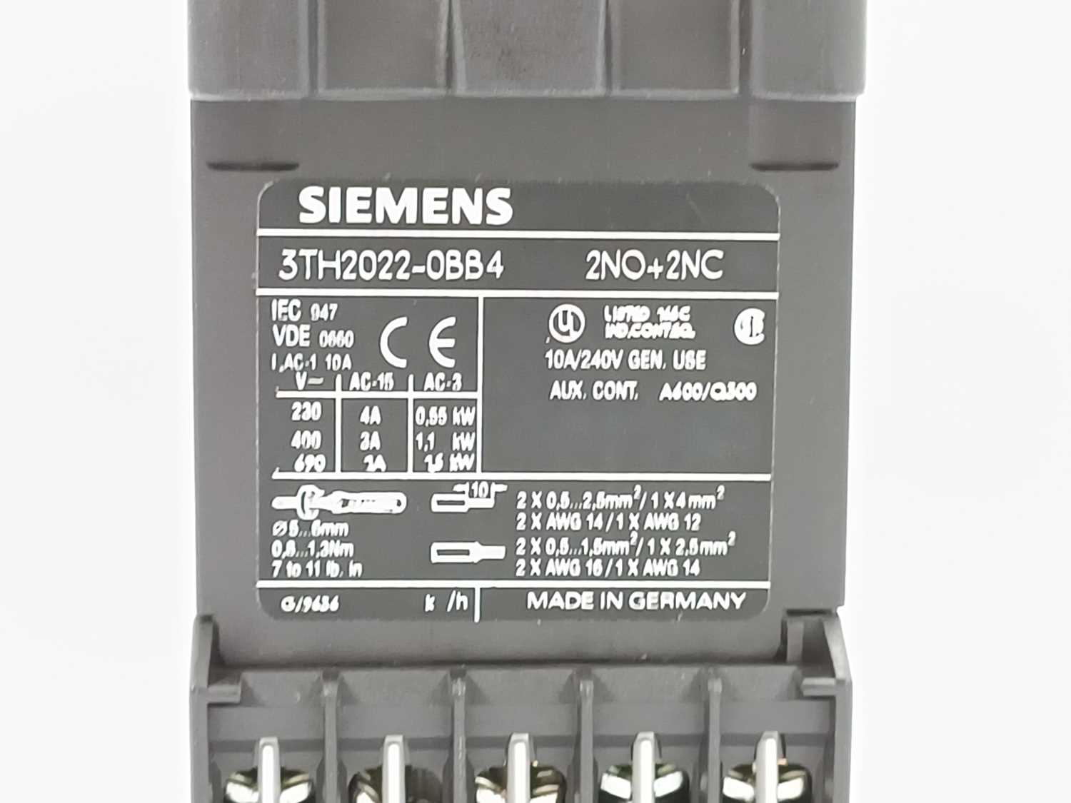 siemens-3th2022-0bb4-control-relay_3.jpg Siemens 3TH2022-0BB4 Control relay