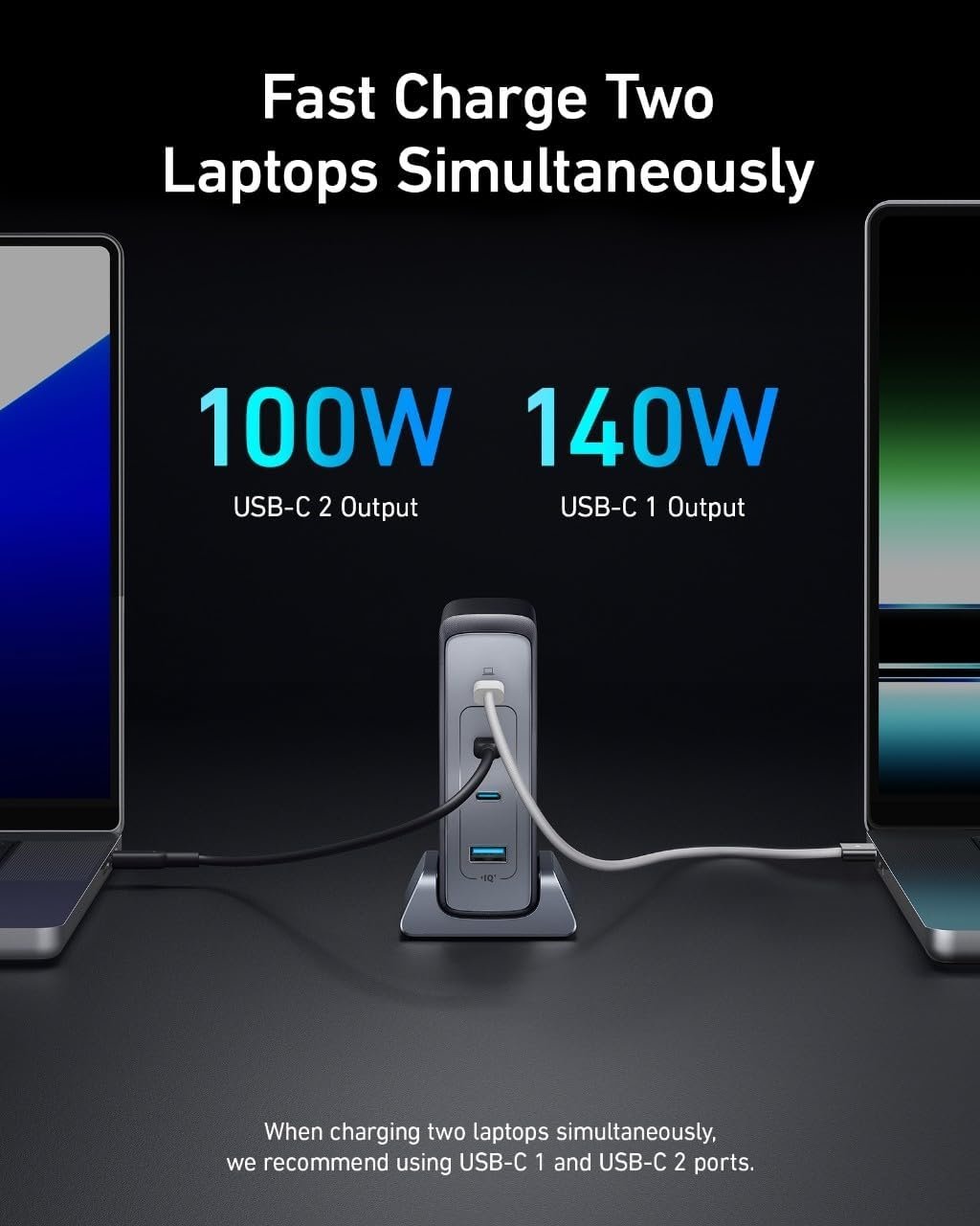ANKER 240W Prime GaN USB-C 4-Port Hurtigoplader på udsalg