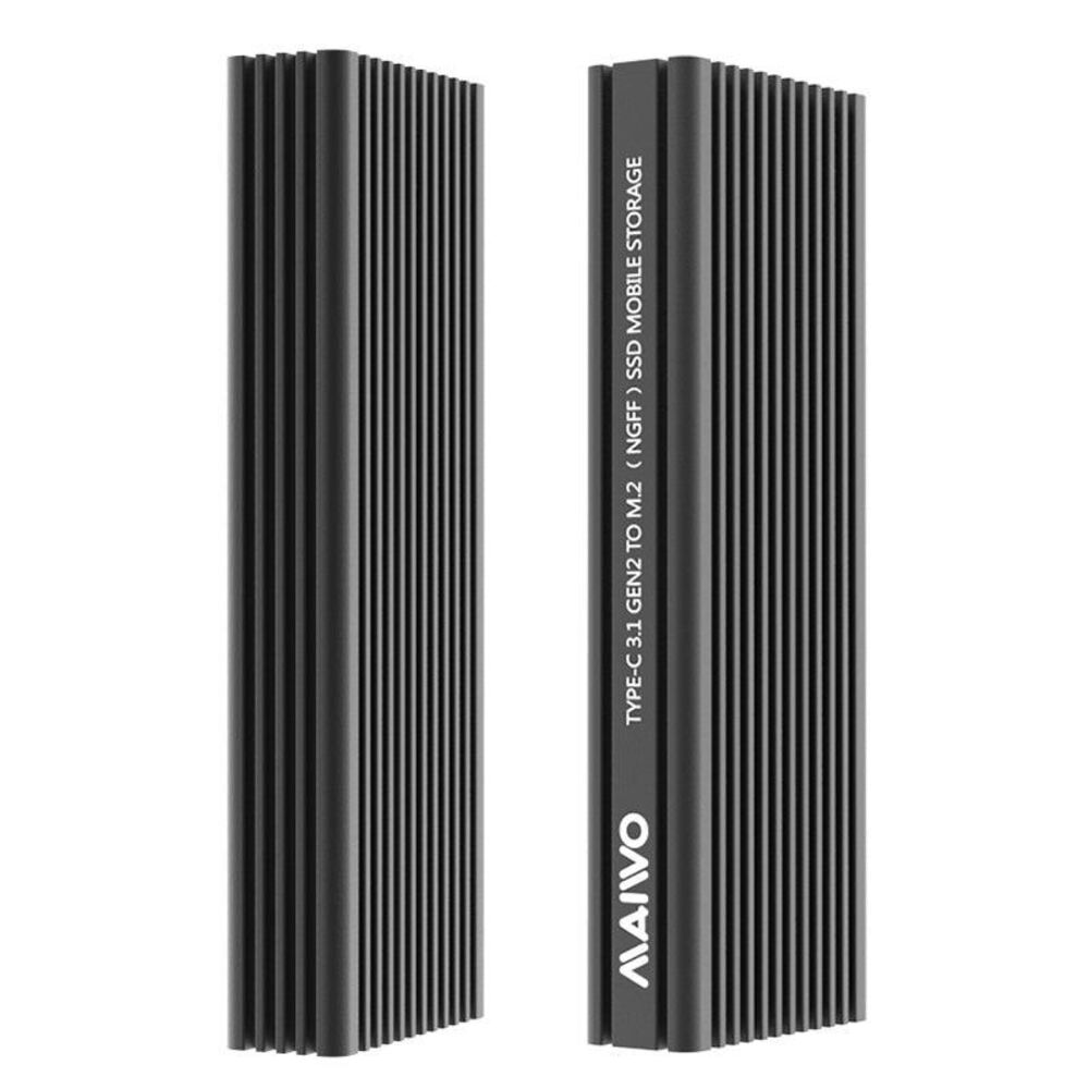 Maiwo K1687P2 M.2 SATA & NVMe SSD combo til USB3.1 GEN2 10Gbps ekstern kabinet aluminium Mode