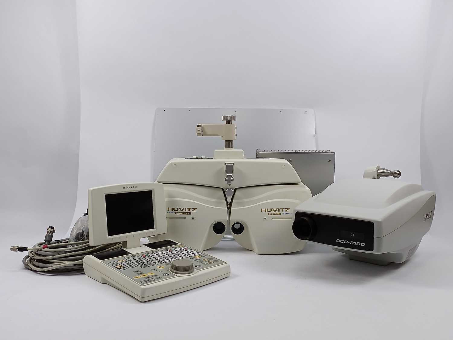 HUVITZ CDR-3100 Digital refractor + Controller + Power supply + Projector