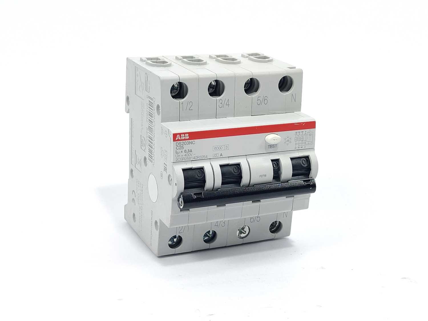 ABB 2CSR256140R3254 DS203NC C25 A300 Circuit Breaker
