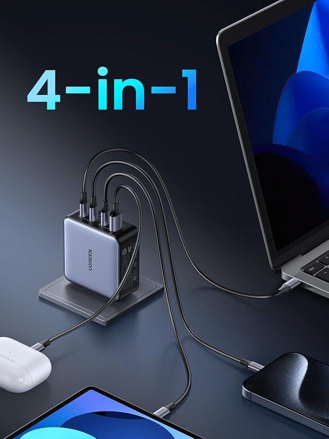 UGREEN 160W USB C-oplader Nexode X, PD 3.1 4-Port GaN-oplader