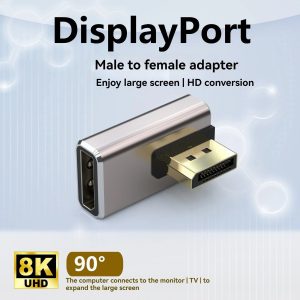 NÖRDIC Displayport adapter han til hun 8K60Hz 4K144/120/60Hz Levere