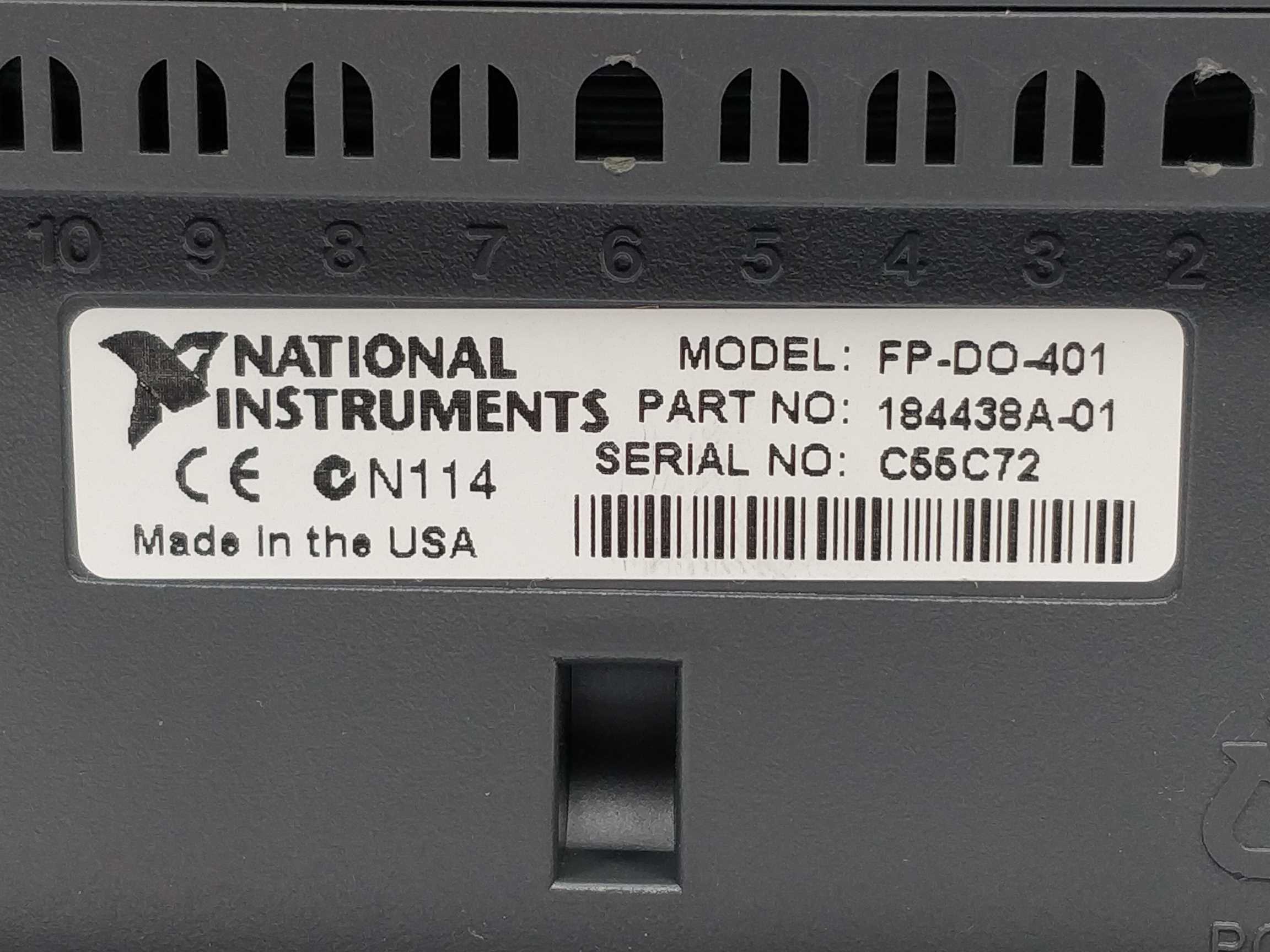 National Instruments 184438A-01 FP-DO-401 16-Ch. Discrete Output Hot på udsalg
