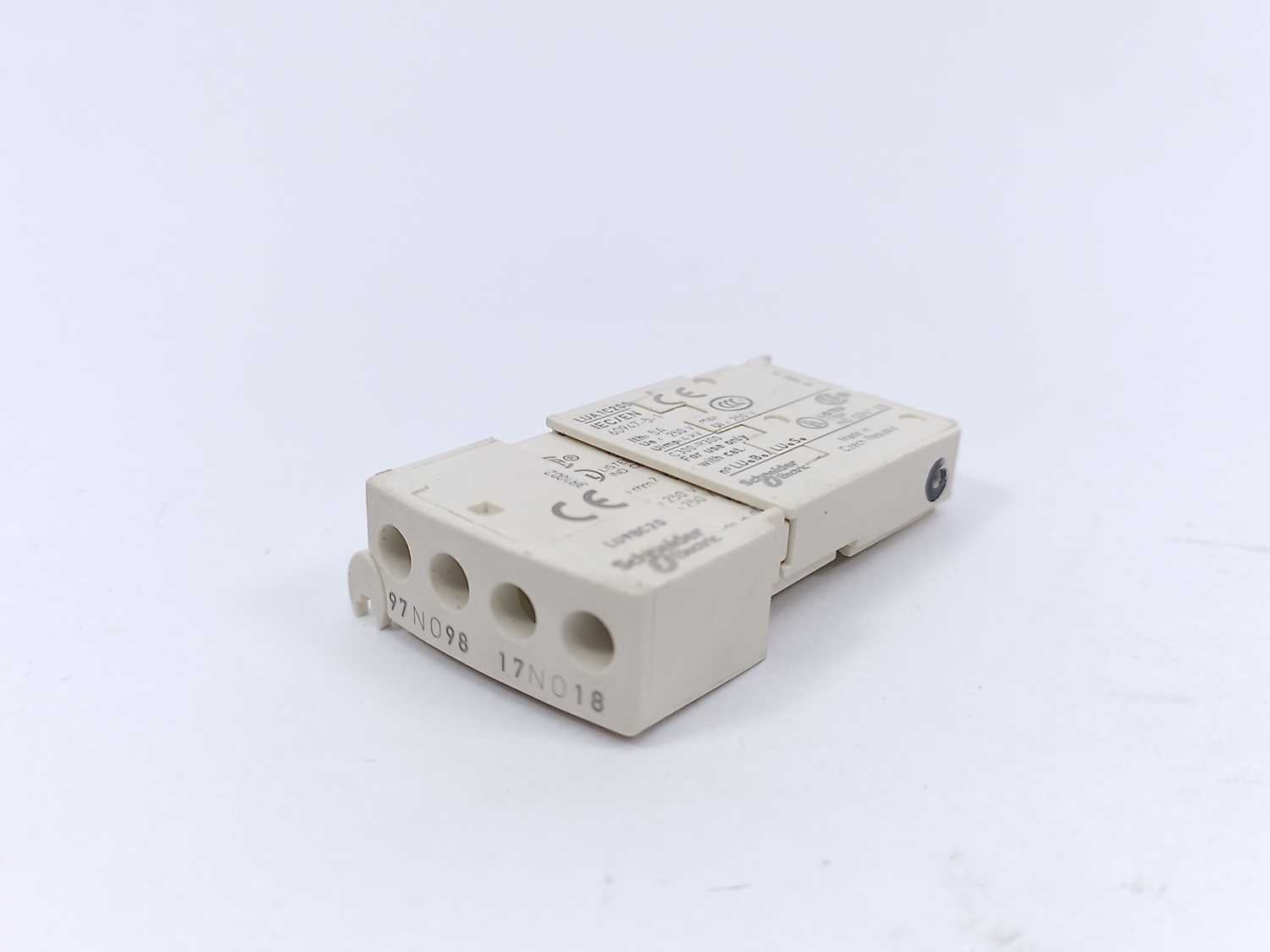 Schneider Electric LU9BC20 Terminal Block with LUA1C200 Levere