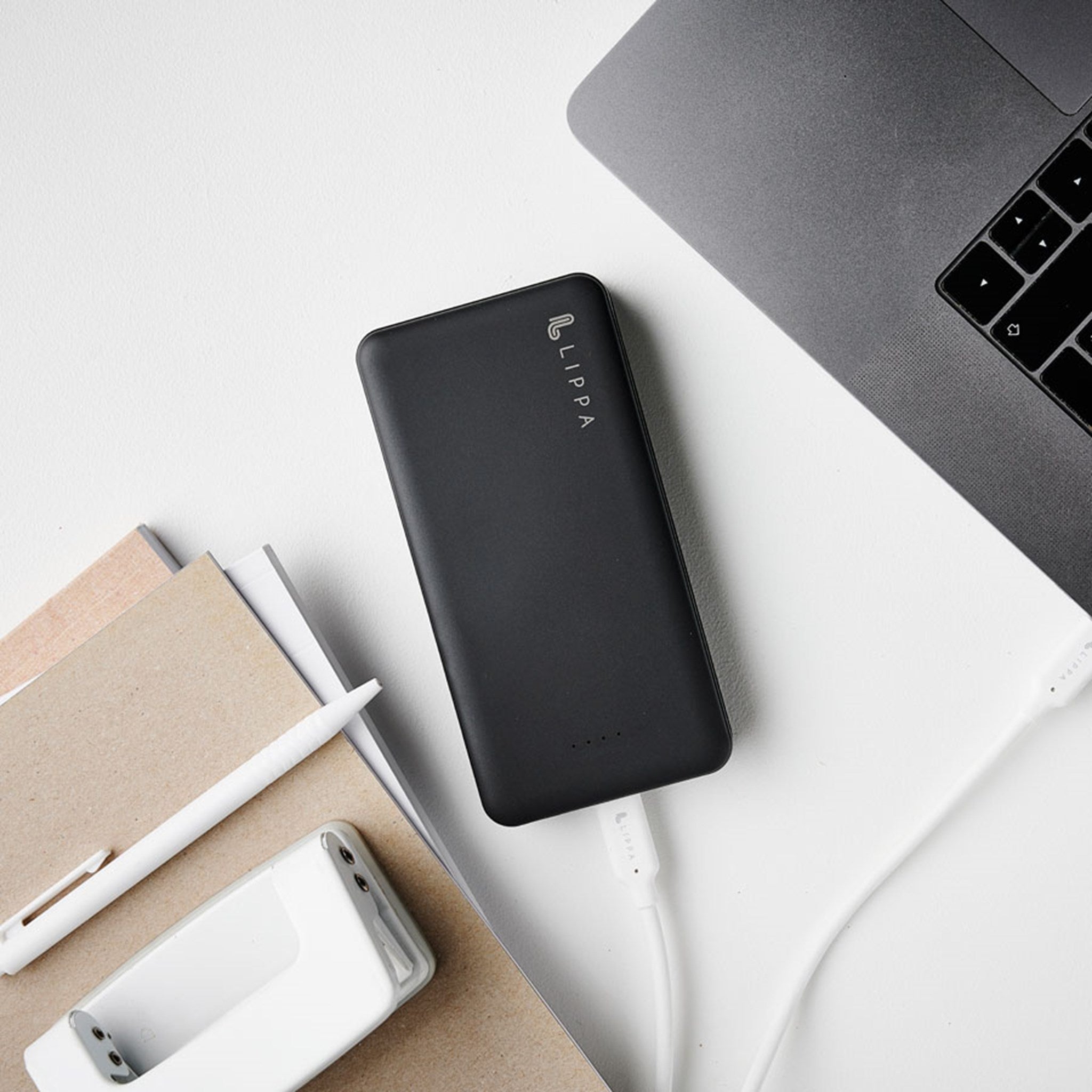20.000 mAh powerbank, m. 2 x USB-A output