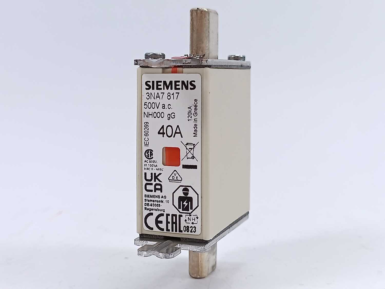 siemens-3na7817-lv-hrc-fuse-element-40a-3-pcs-set_1.jpg Siemens 3NA7817 LV HRC fuse element, 40A 3 Pcs. set
