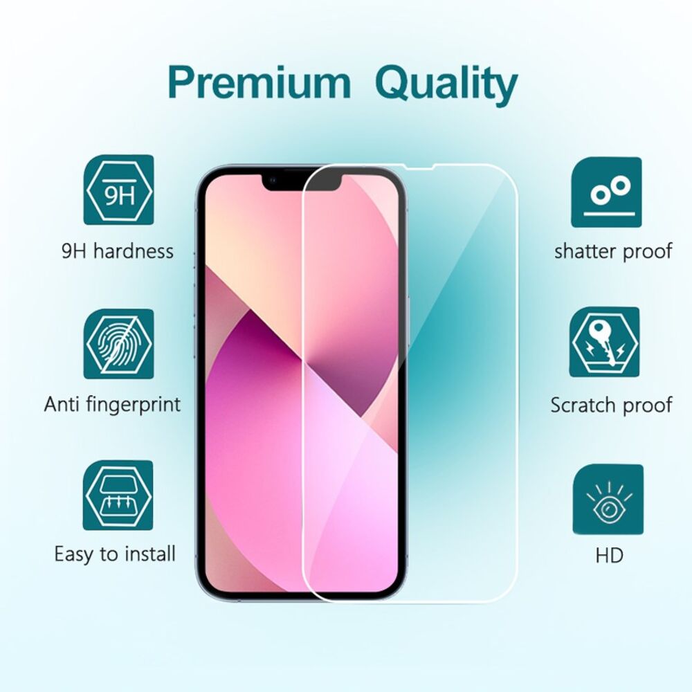 2.5D skærmbeskyttelse til iPhone 16 Pro