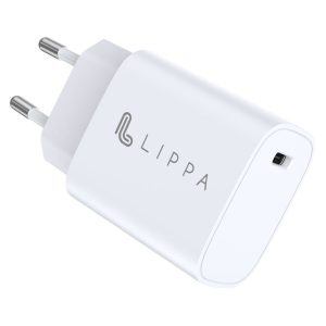 20W USB-C PD oplader, hvid