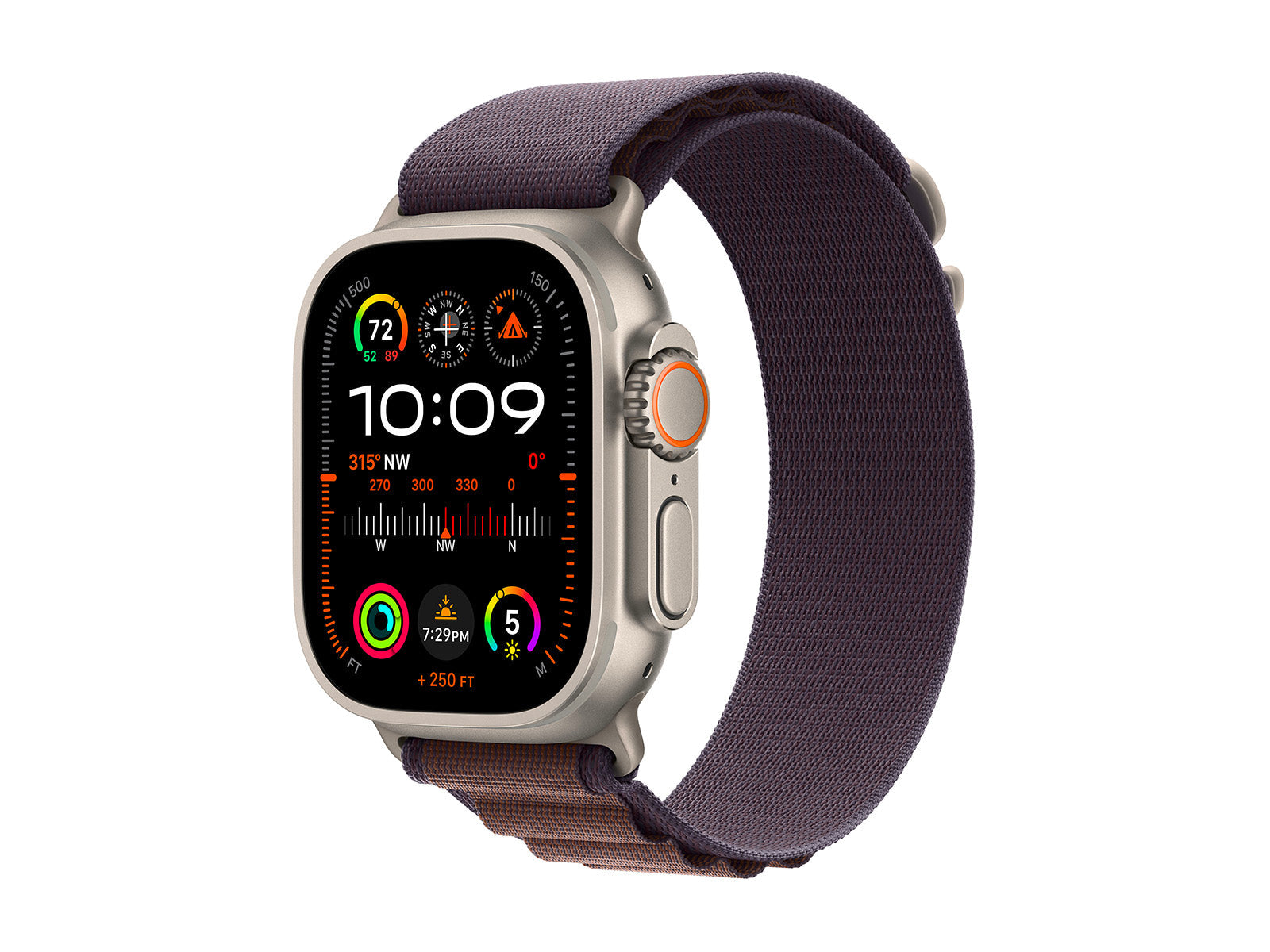 Apple Watch Ultra 2 GPS/Cell, 49mm Titanium Indigo Alpine loop S