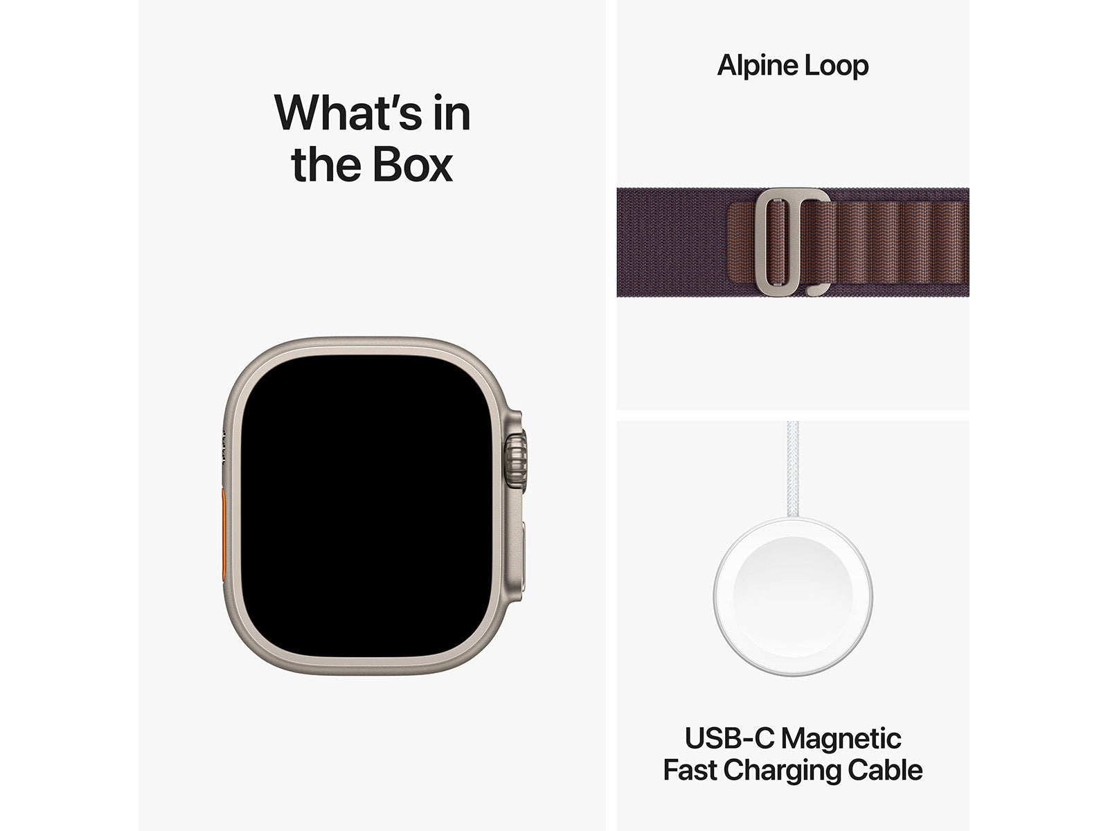 Apple Watch Ultra 2 GPS/Cell, 49mm Titanium Indigo Alpine loop S