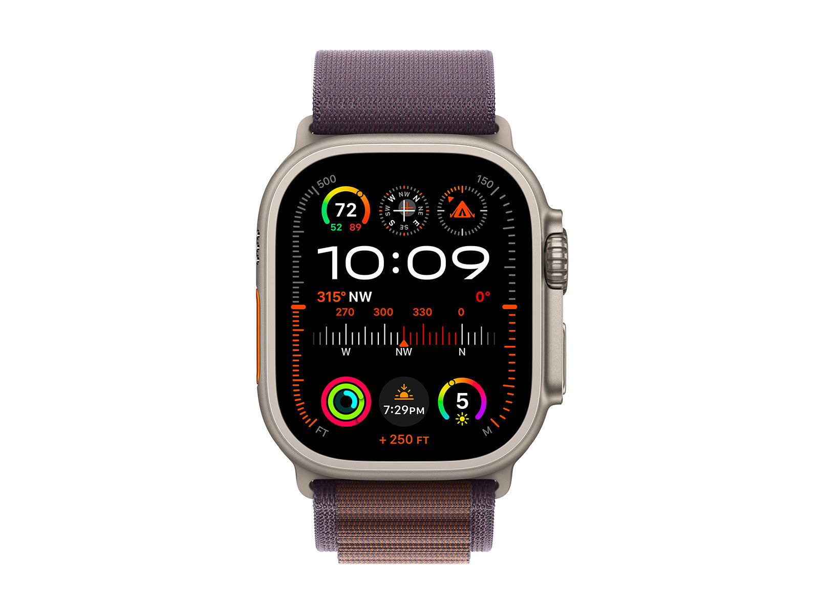 Apple Watch Ultra 2 GPS/Cell, 49mm Titanium Indigo Alpine loop S