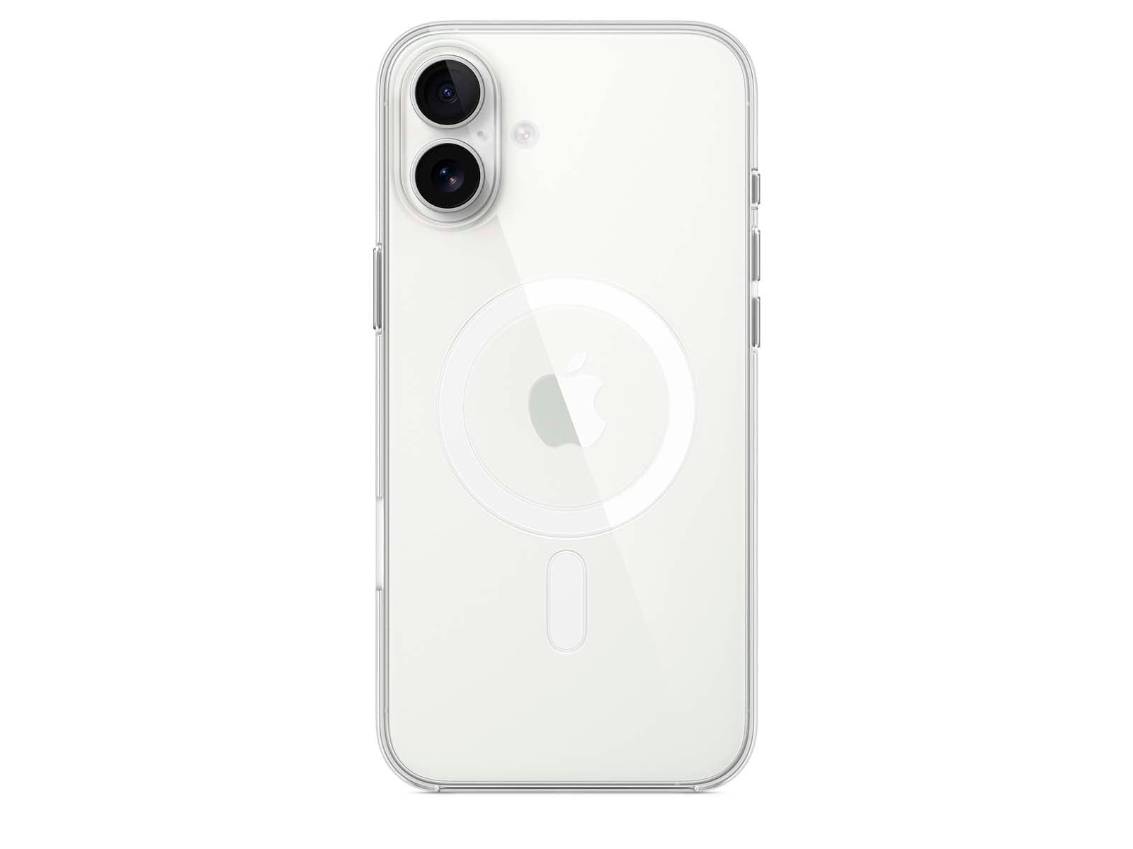 iPhone 16 Plus gennemsigtigt etui med MagSafe
