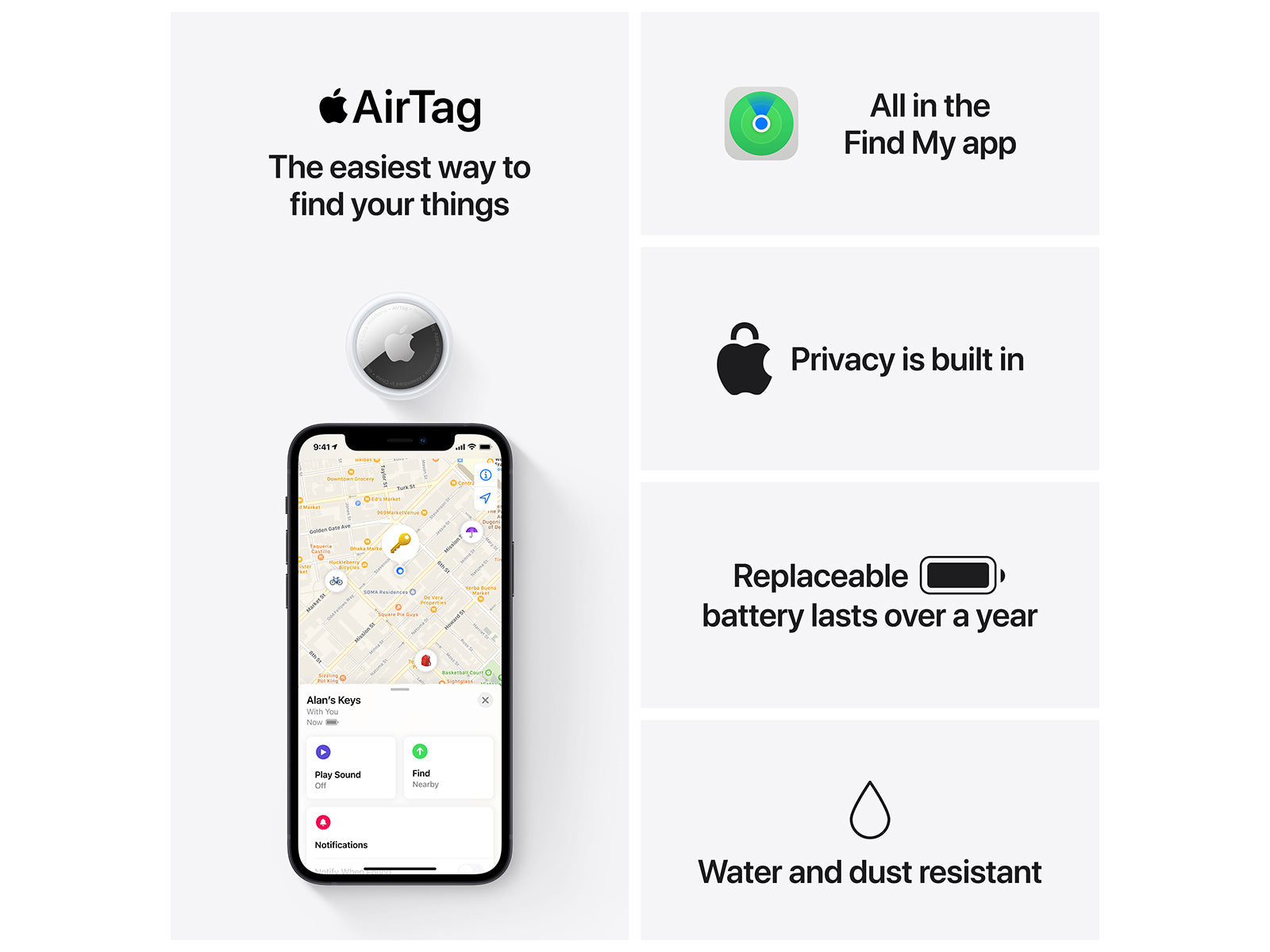 Apple AirTag - 4 Pak