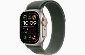 Apple Watch Ultra 2 GPS/Cell, 49mm Titanium Green/Grey Trail loop S/M Hot på udsalg