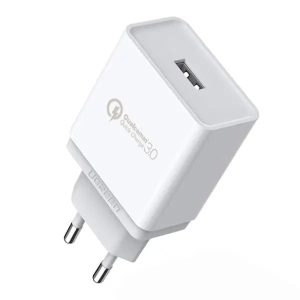 Ugreen CD122 Quick Charge 3.0 Quick Charge 3.0 18W 3A USB Wall Charger White (10133) Hot på udsalg