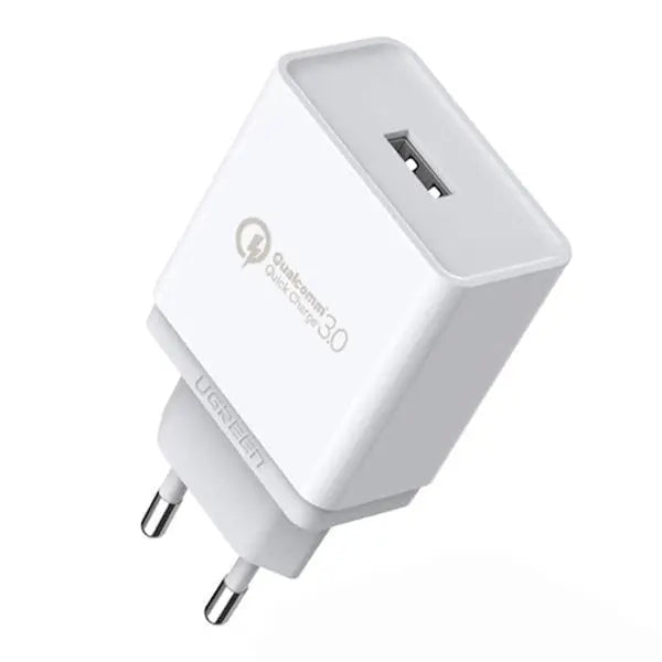 Ugreen CD122 Quick Charge 3.0 Quick Charge 3.0 18W 3A USB Wall Charger White (10133) Hot på udsalg