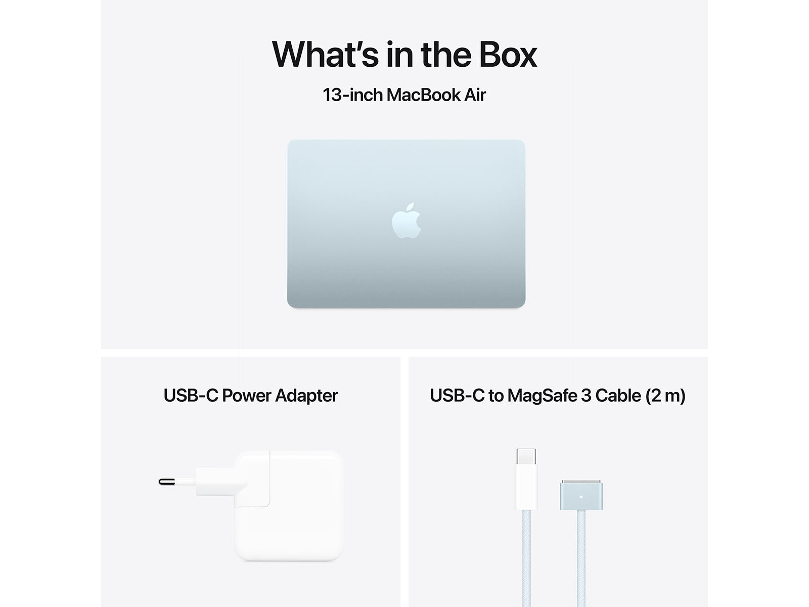Apple MacBook Air 13.6 16GB 256GB Apple M4 8-core Himmelblå