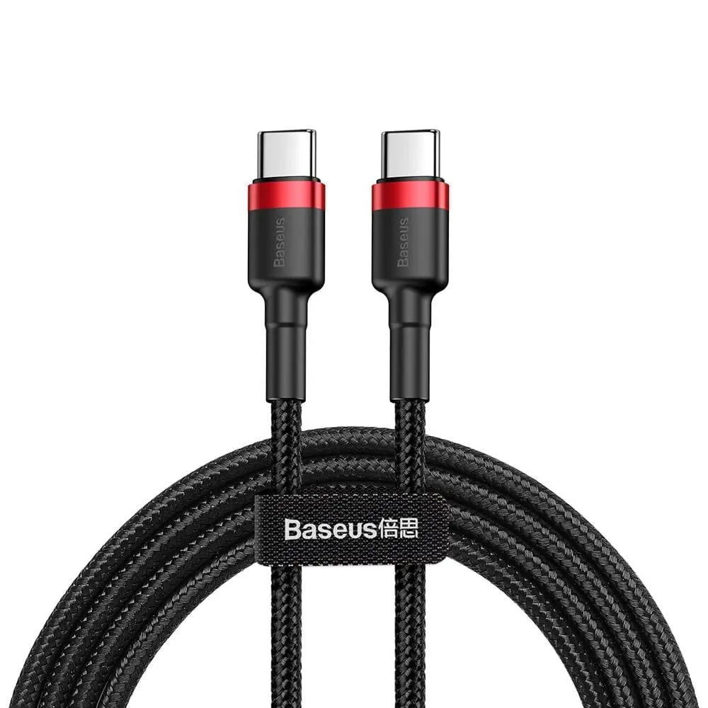 Baseus Cafule Kabel: Holdbart USB-C PD / USB-C PD Kabel i Nylonfletning