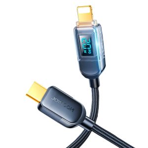 Joyroom S-CL020A4 USB C - Lightning Kabel 20W 1,2m med Ladestyrkedisplay