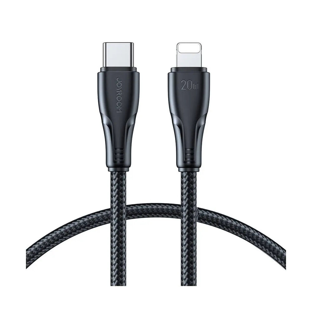 Joyroom USB-C til Lightning Kabel - Sort, 25 cm