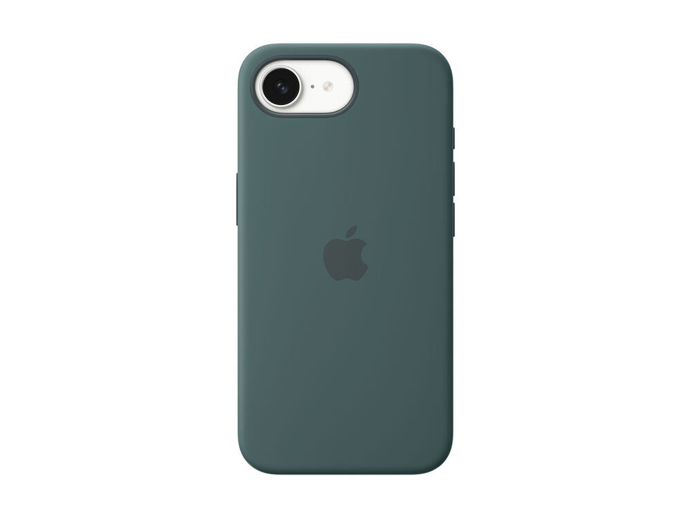 iPhone 16e silikoneetui (søgrøn)