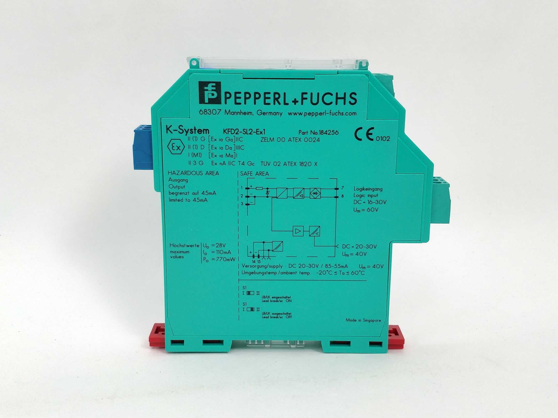 pepperlfuchs-184256-solenoid-driver-kfd2-sl2-ex1_1.jpg Pepperl+Fuchs 184256 Solenoid Driver KFD2-SL2-Ex1