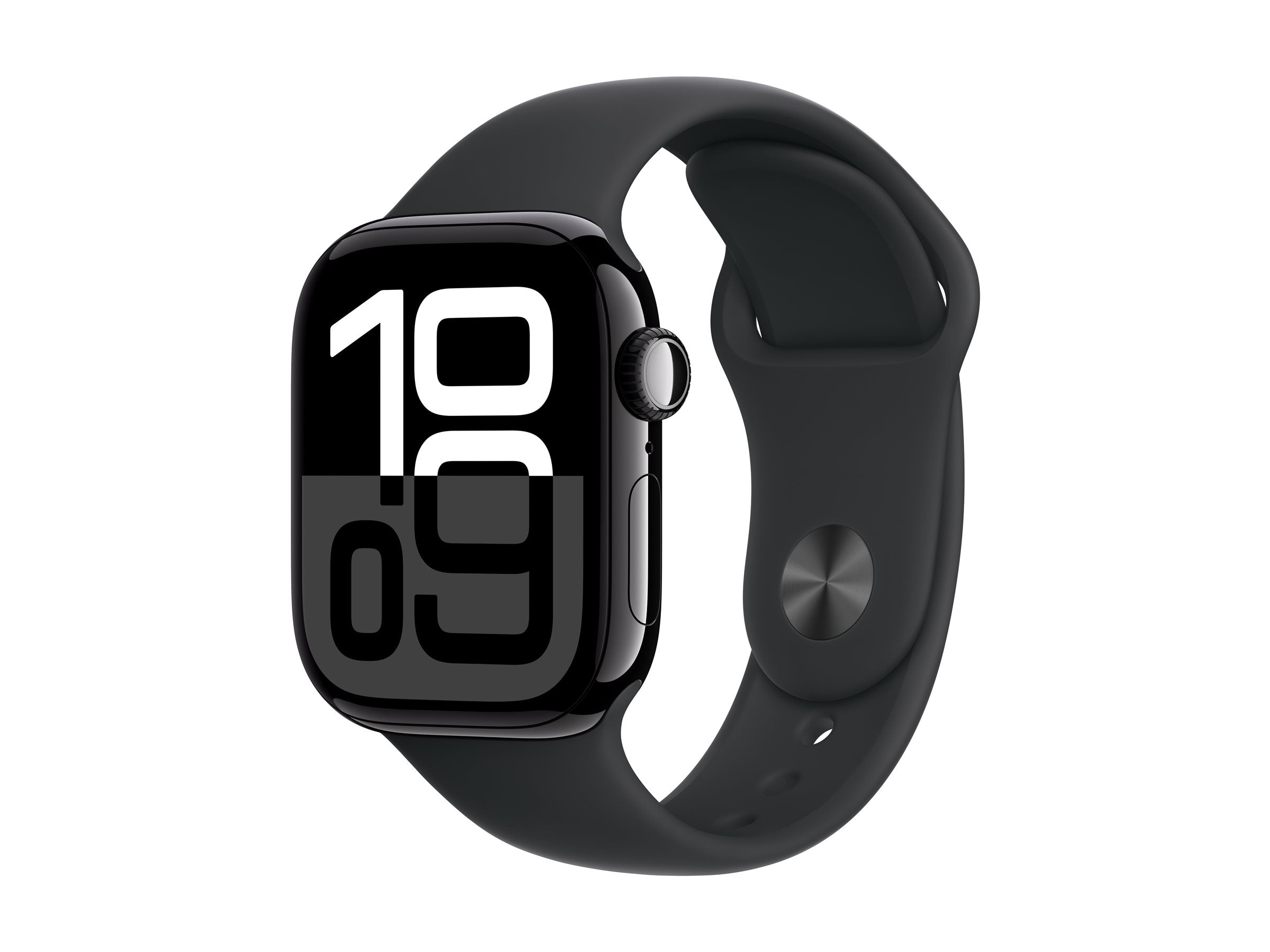 Apple Watch Series 10 GPS 42mm Jet Black Alu S/M Online Hot Salg