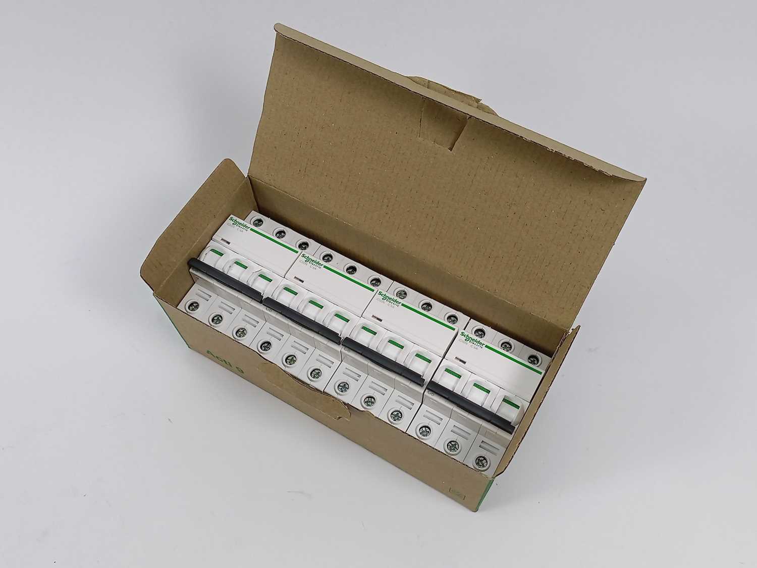 Schneider Electric A9F04306 Miniature Circuit Breaker 3P, 6A, C Curve. 4 pcs.