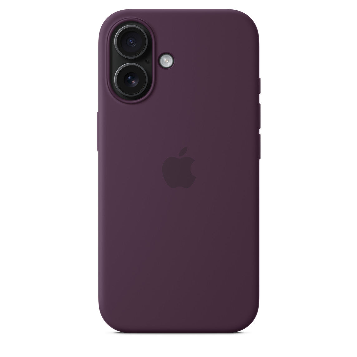 Silikone-etui med MagSafe til iPhone 16 – blomme