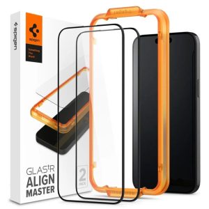 TEMPERED Spigen ALM GLASS FC 2-PACK IPHONE 15 BLACK Online