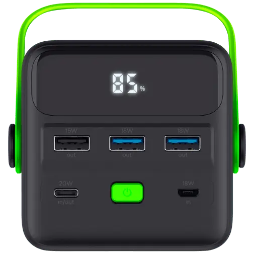 Trust Redoh XXL Hurtiglader Powerbank 50.000mAh Sort