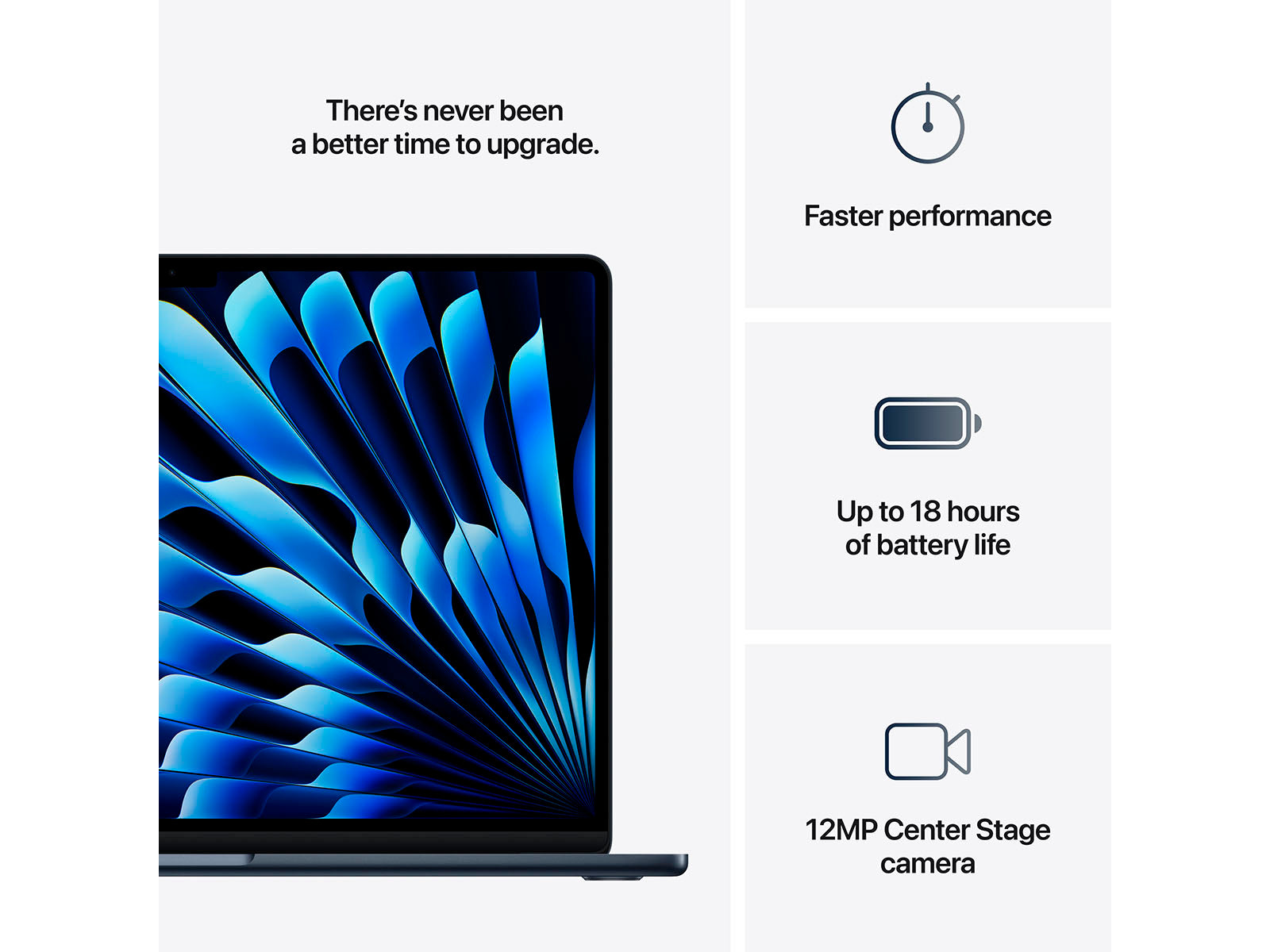 Apple MacBook Air 15.3 16GB 512GB Apple M4 10-core Midnat Online Hot Salg