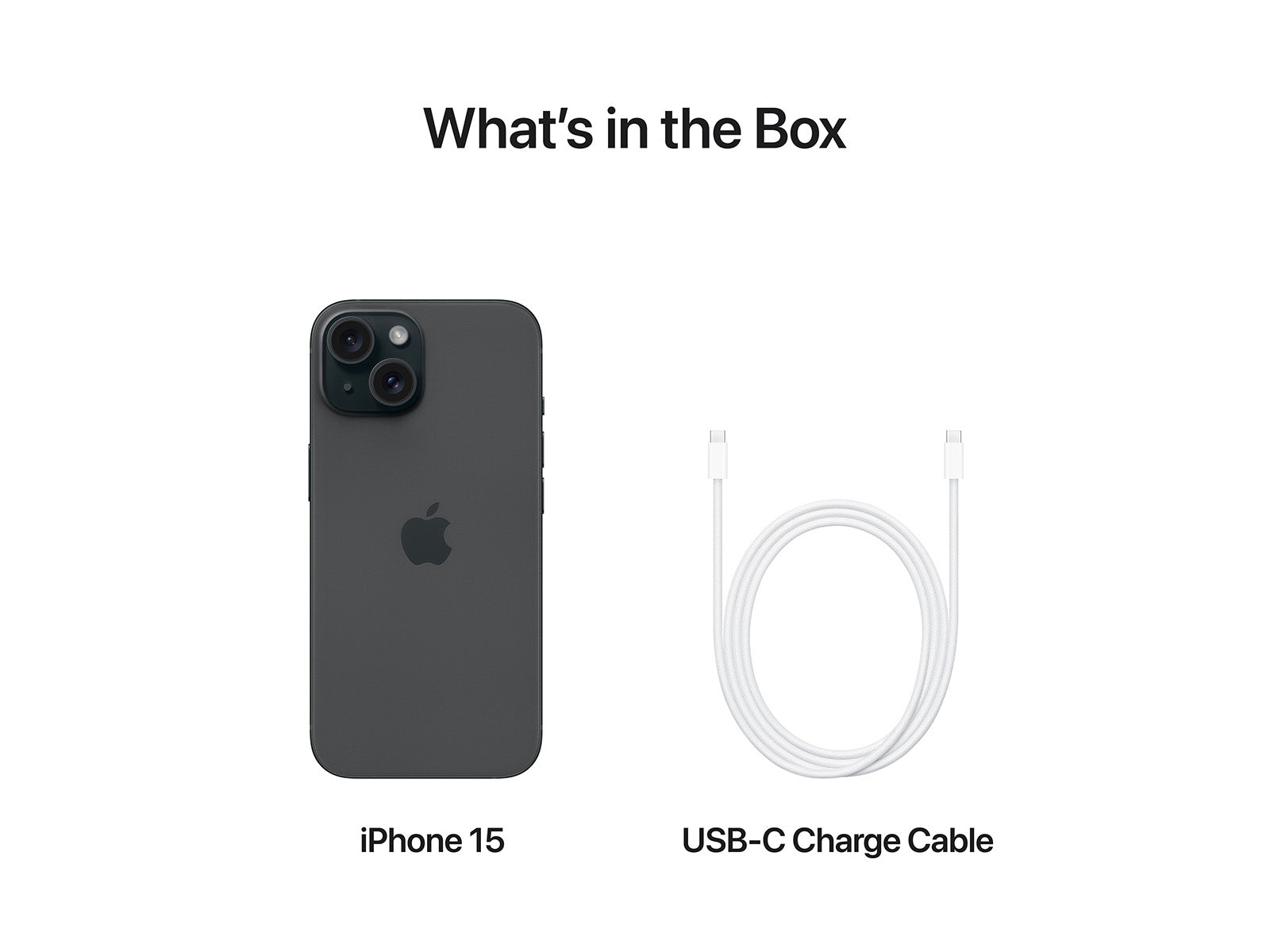 Apple iPhone 15 6,1 128GB - Sort