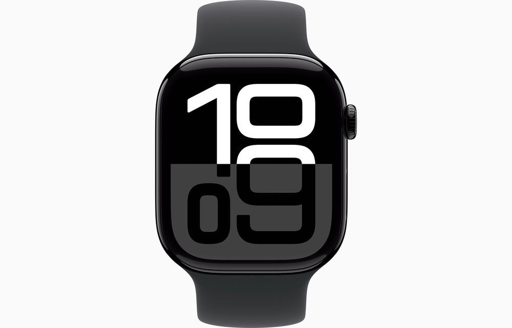 Apple Watch Series 10 GPS 46mm Jet Black Alu M/L Levere