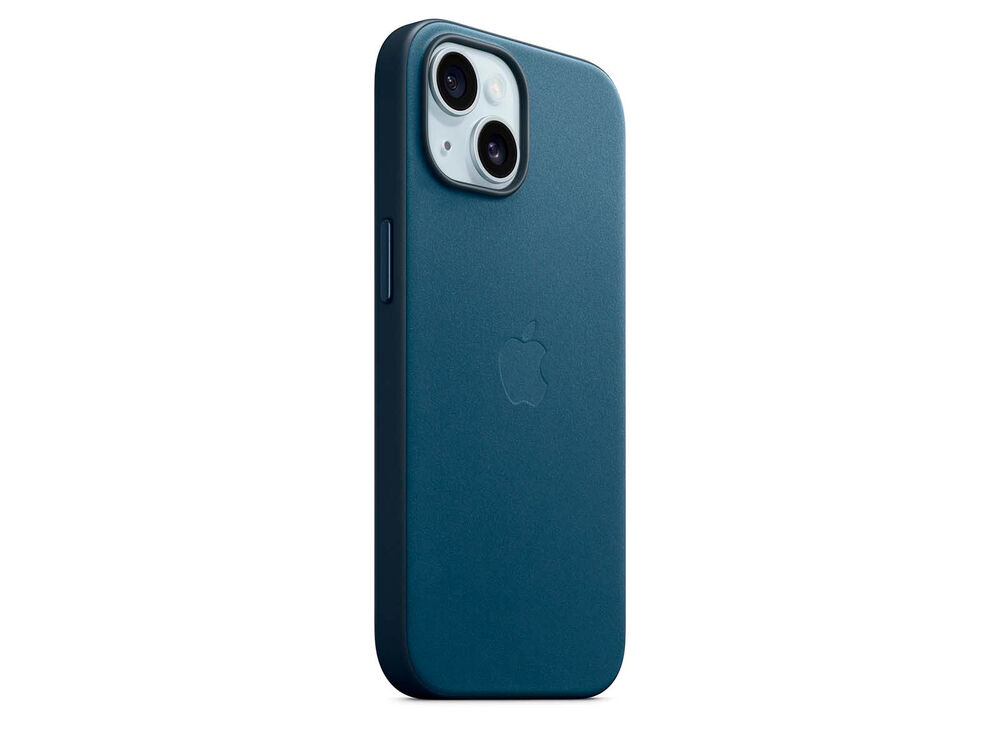 iPhone 15 FineWoven cover med MagSafe (stillehavsblå) Udsalg