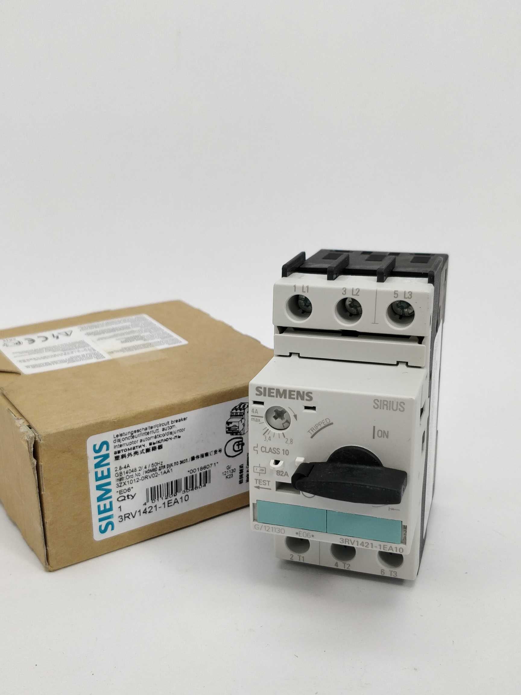 Siemens 3RV1421-1EA10 2.8-4A Circuit breaker E06