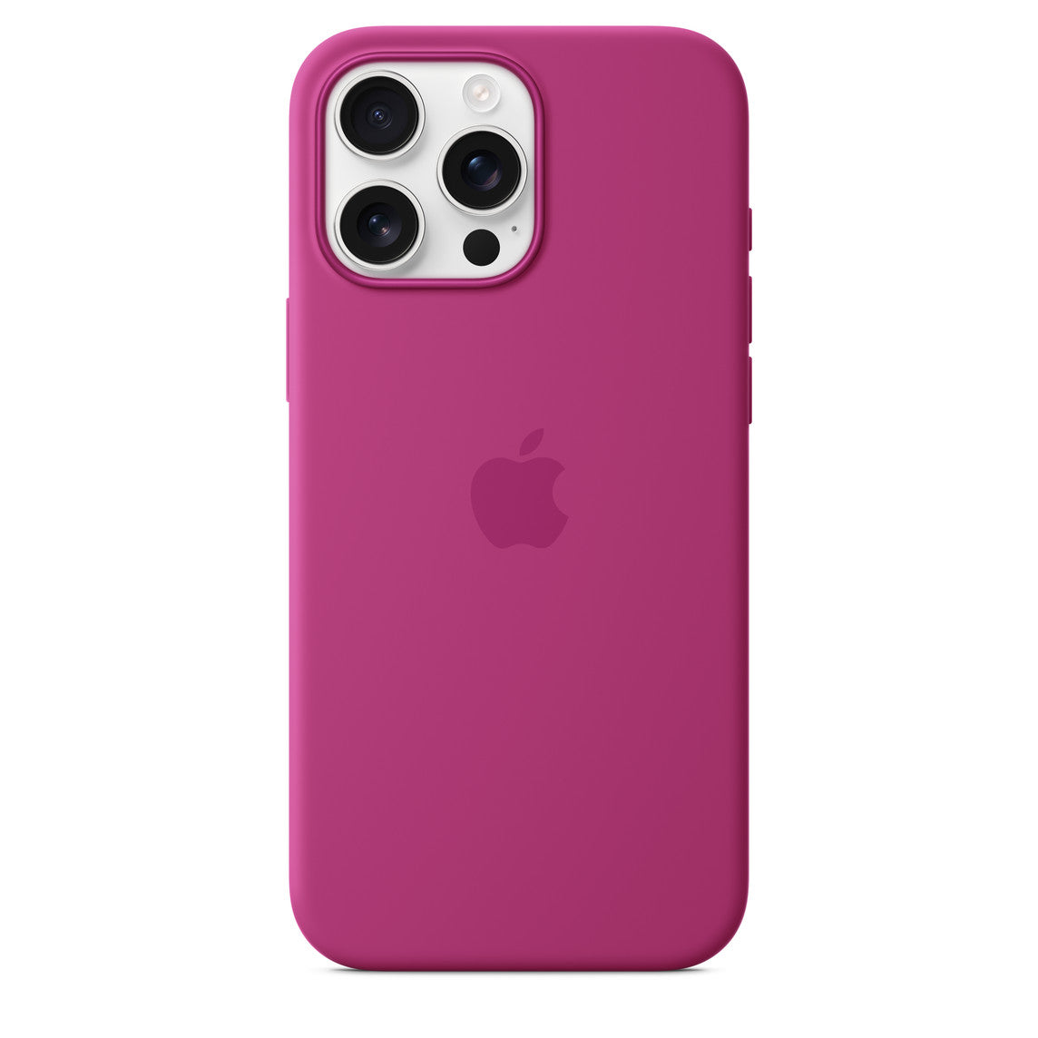 Silikone-etui med MagSafe til iPhone 16 Pro Max – fuchsia Online salg