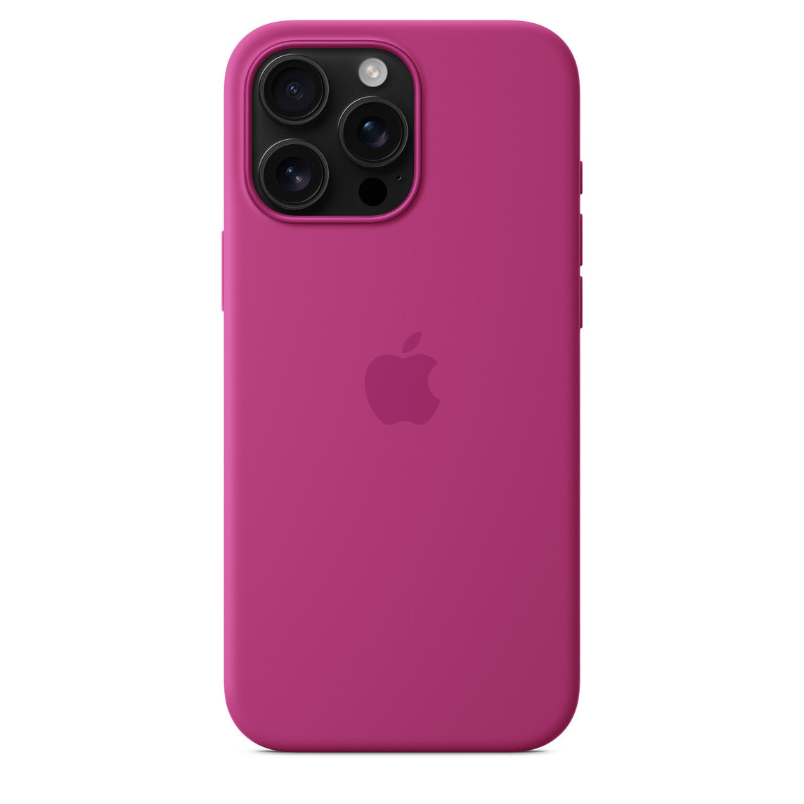 Silikone-etui med MagSafe til iPhone 16 Pro Max – fuchsia Online salg