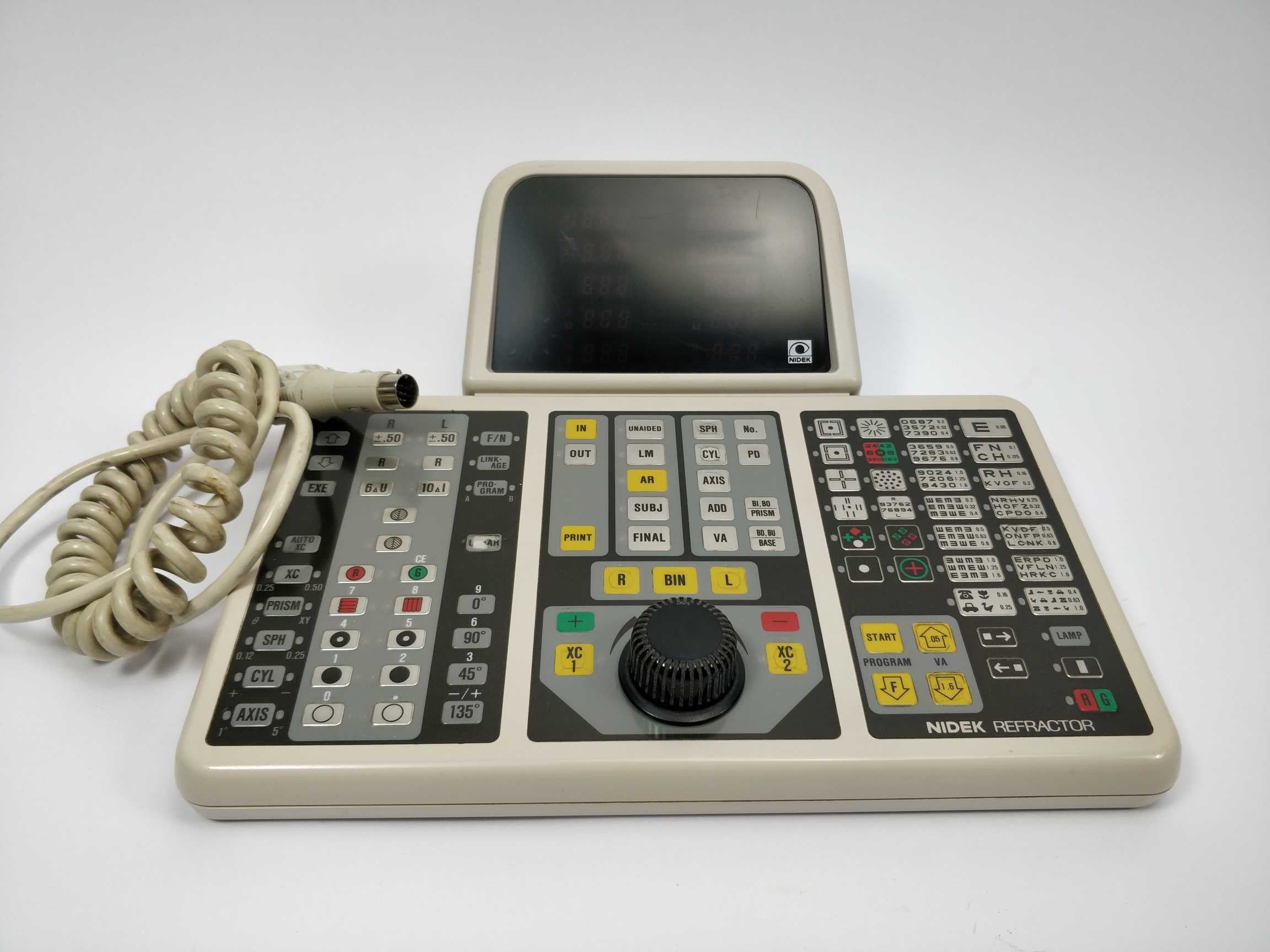 Nidek RT-1200 S Refractor Control Panel - Ophthalmic Equipment