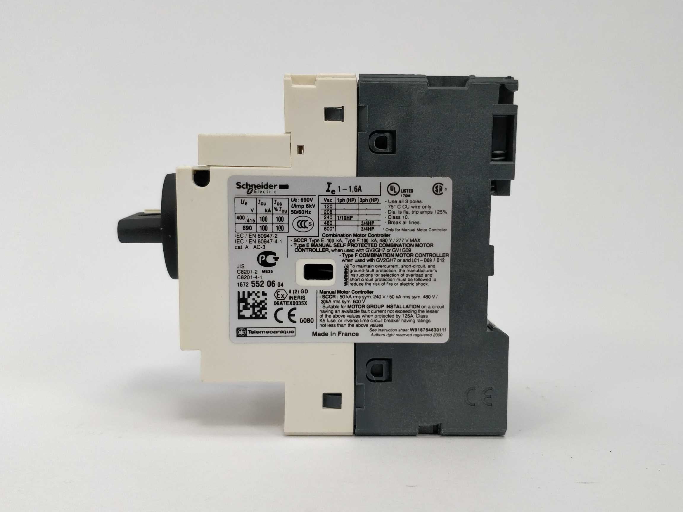 schneider-electric-gv2p06-motor-protection-switch_2.jpg Schneider Electric GV2P06 Motor protection switch