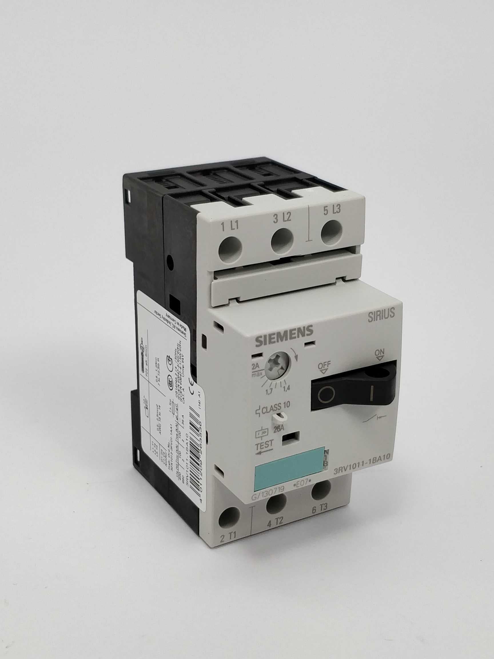 Siemens 3RV1011-1BA10 Circuit breaker for motor protection