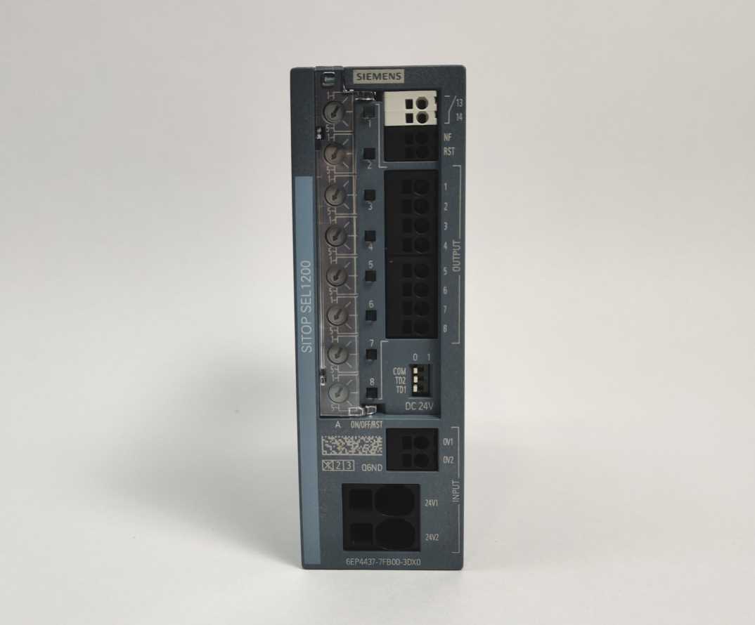 Siemens 6EP4437-7FB00-3DX0 SITOP SEL1200 5 A Selectivity Module