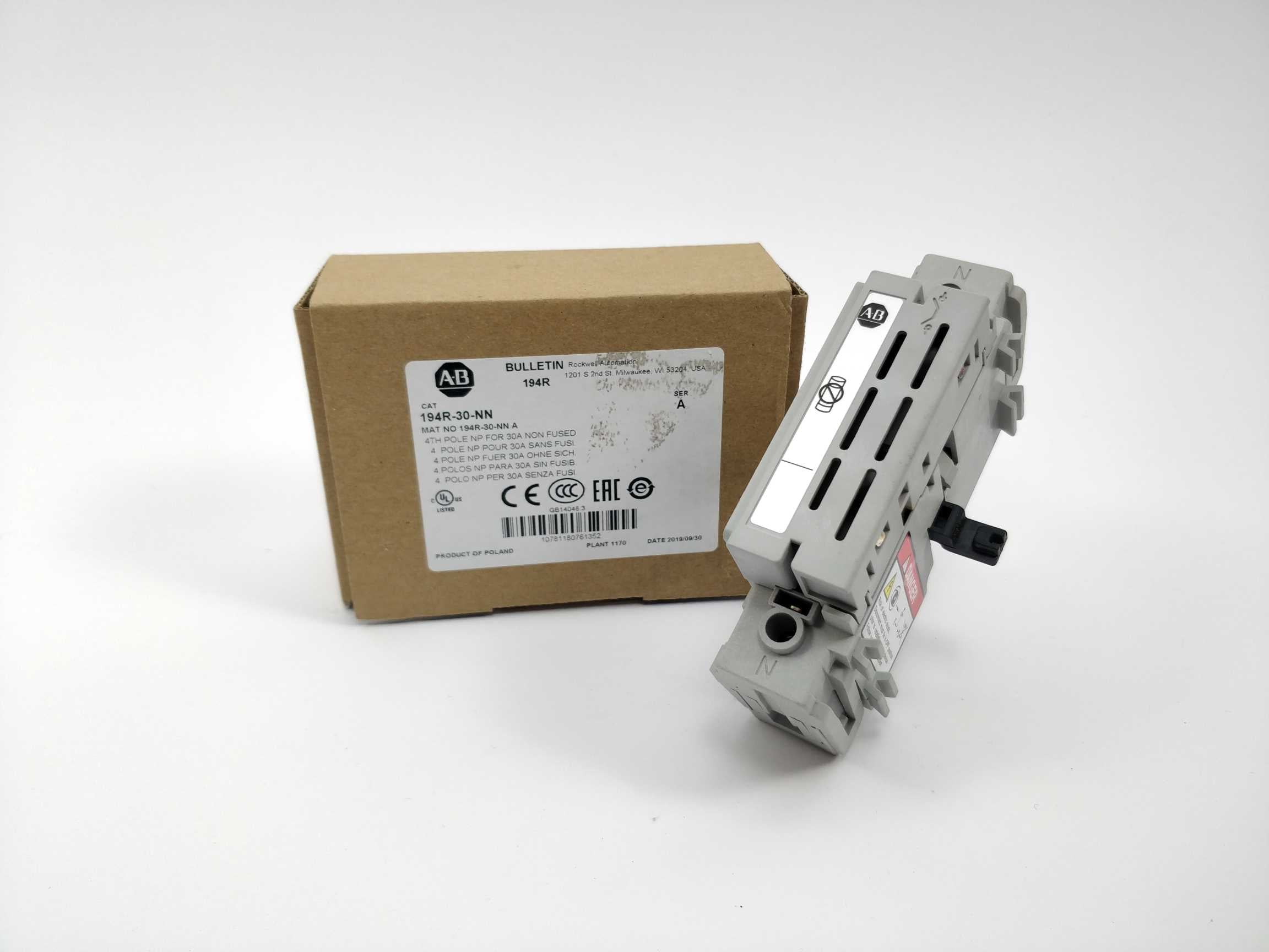 ab-194r-30-nn-4th-pole-np-for-30a-non-focused-ser-a_1.jpg AB 194R-30-NN 4TH POLE NP FOR 30A NON FOCUSED, Ser. A