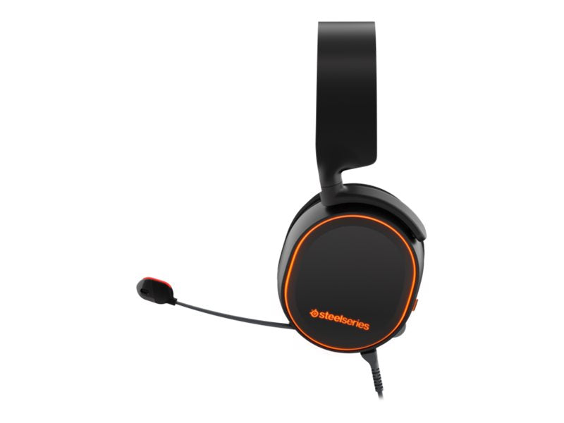 Gamer Headset SteelSeries Arctis 5 Kabling Sort