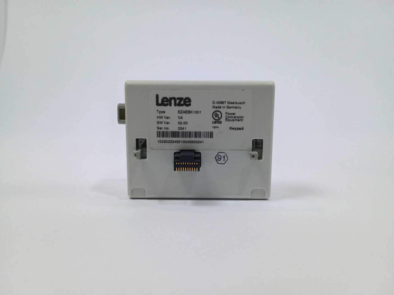 LENZE EZAEBK1001 Operator keypad